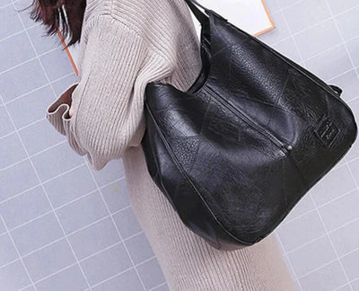 Vintage Lederhandtasche