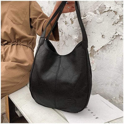 Vintage Lederhandtasche