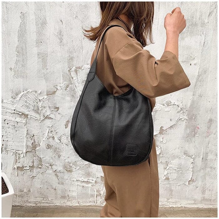 Vintage Lederhandtasche