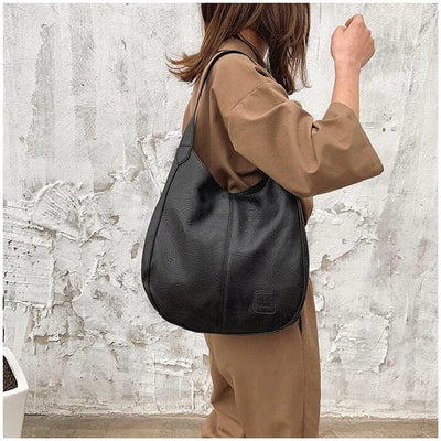 Vintage Lederhandtasche