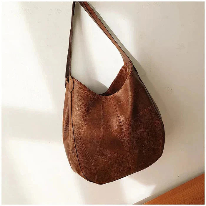 Vintage Lederhandtasche