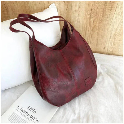 Vintage Lederhandtasche