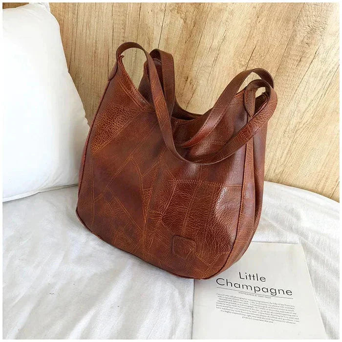 Vintage Lederhandtasche