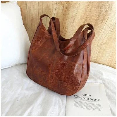 Vintage Lederhandtasche