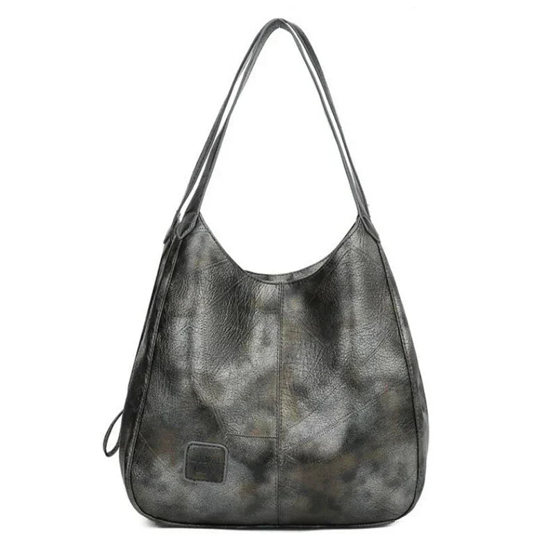 Vintage Lederhandtasche