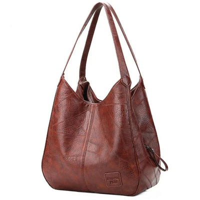 Vintage Lederhandtasche