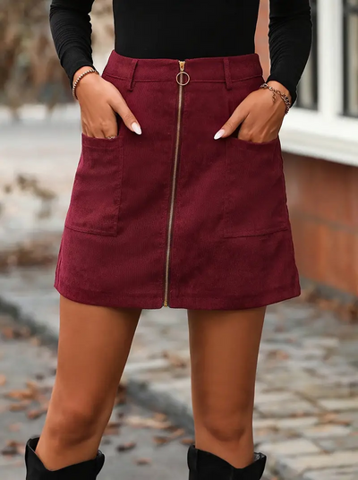Mabel | Stylischer Rock mit Taschen