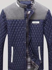 Wendric | Herren Steppjacke mit Stehkragen – Marineblau