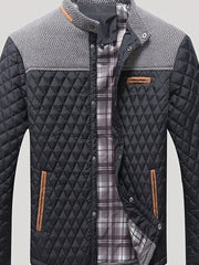 Wendric | Herren Steppjacke mit Stehkragen – Schwarz