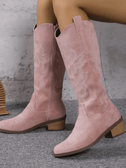 Westernstiefel Damen im Cowboy Stil – Rosa