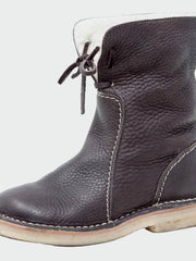 Wiberna | Damen Stiefeletten mit Wollinnenfutter – Hellbeige