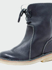 Wiberna | Damen Stiefeletten mit Wollinnenfutter – Dunkelblau