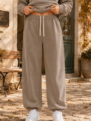 Wulfheda | Damen Jogginghose Relaxed Fit – Khaki
