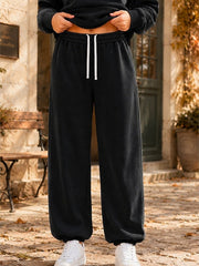 Wulfheda | Damen Jogginghose Relaxed Fit – Schwarz